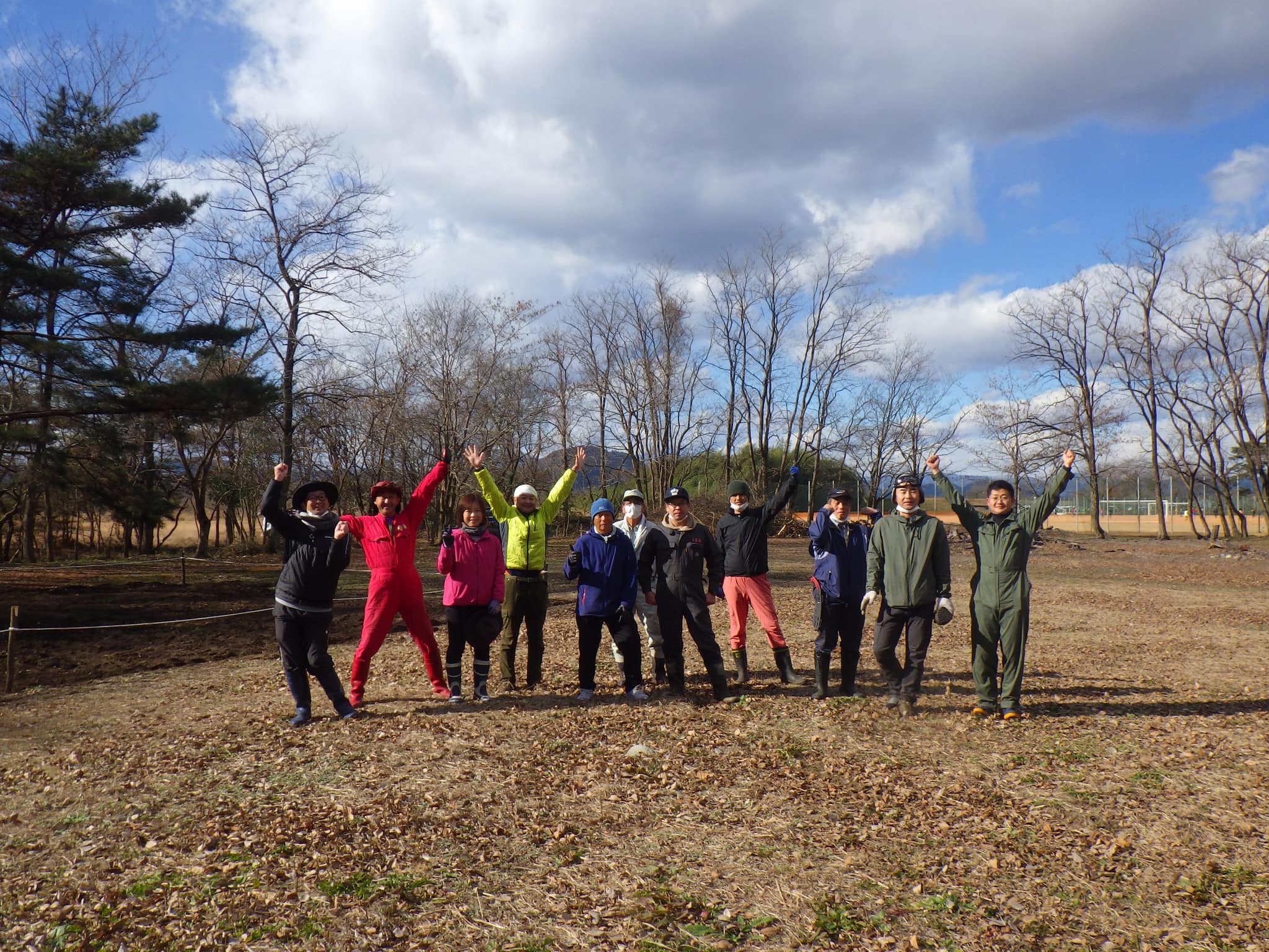 達成感の見える参加者