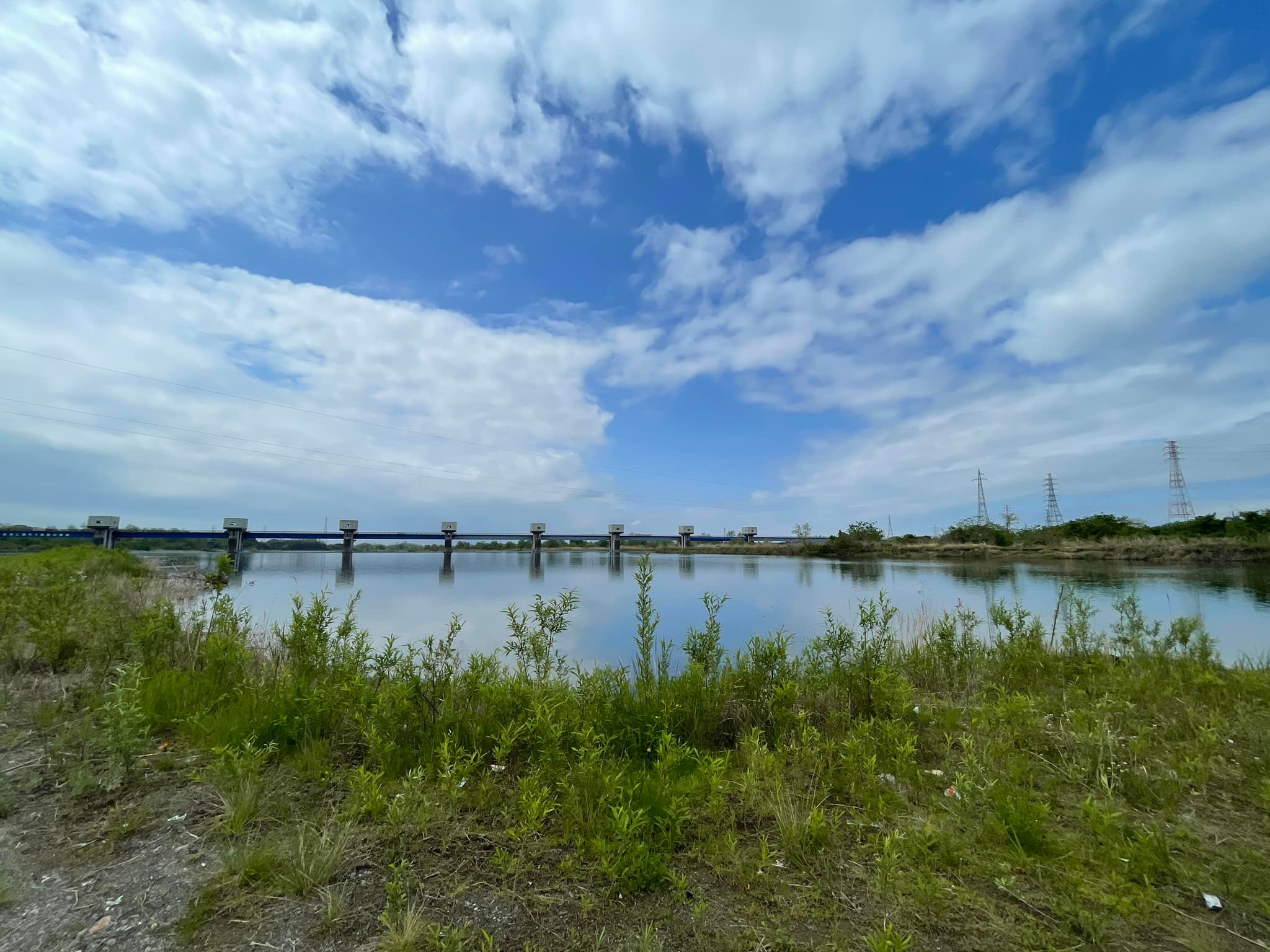 最南端の岡本頭首工周辺の定点