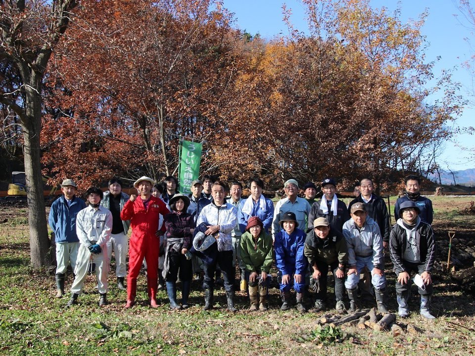 市長を交えての集合写真